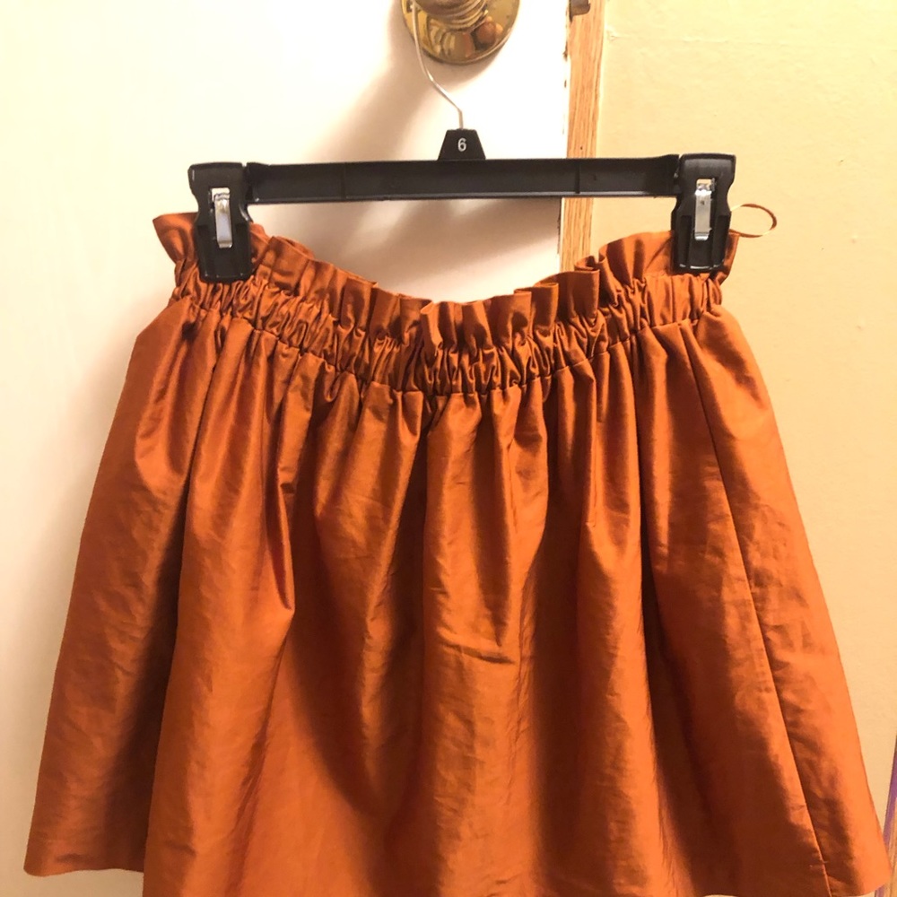 Burnt Orange Zara Woman Skirt. NEW with tags!